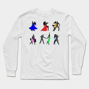 Ballroom Dancing Couples, Long Sleeve T-Shirt